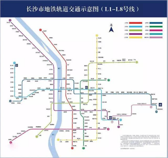 長(zhǎng)沙地鐵線路圖最新